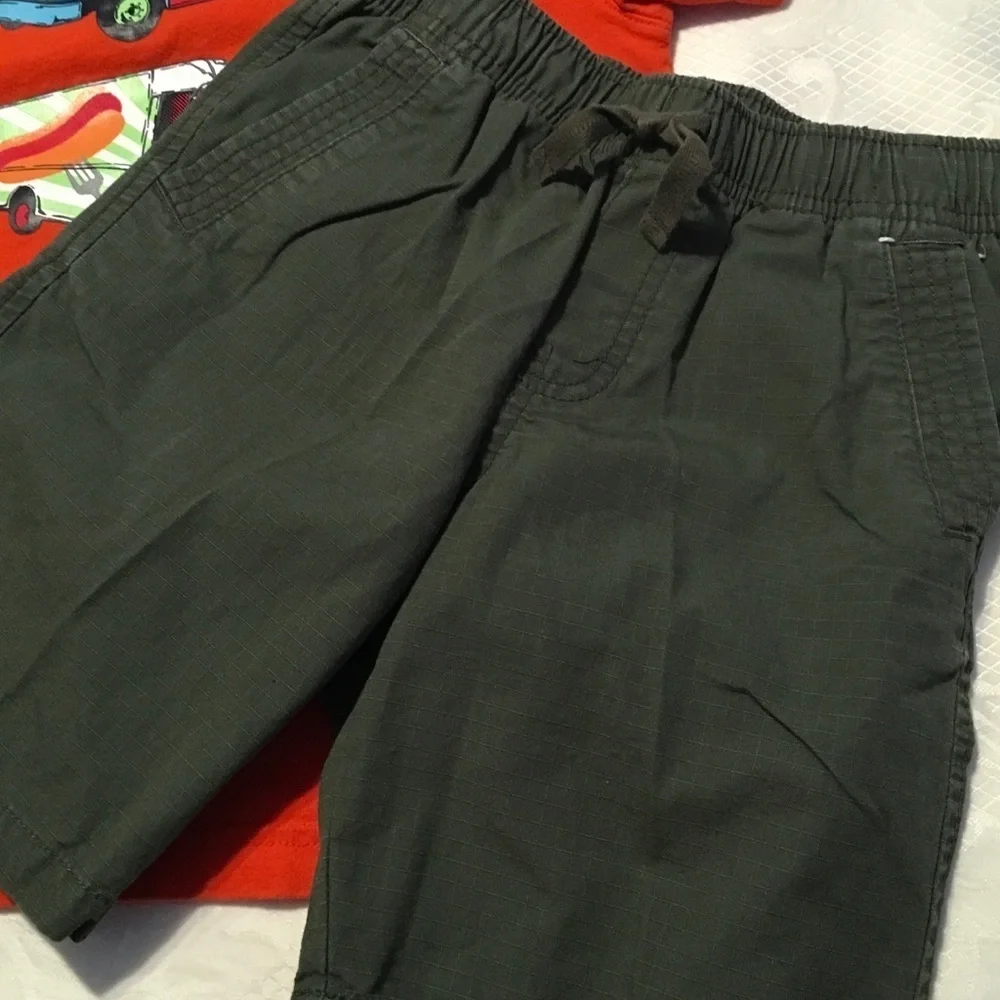 Gymboree Orange & green gorgeous boys set size 7..